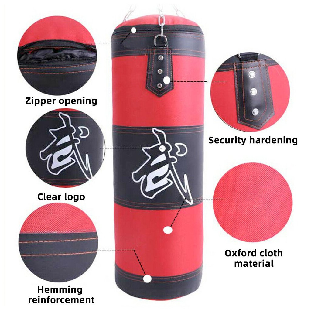 Yellow Pandora boxing trainer fitness punching bag set with gloves and stand for boxing training and workout exercises.