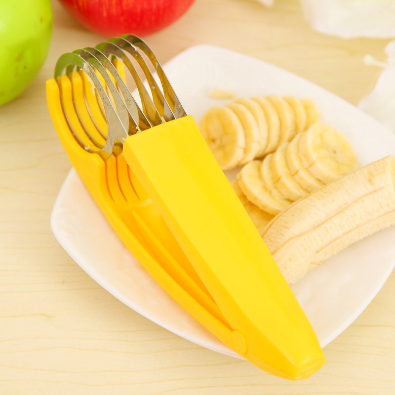 Fuchsia Molly Banana Ham Slicer for home and garden, featuring a sleek design and sharp blades for precise slicing.