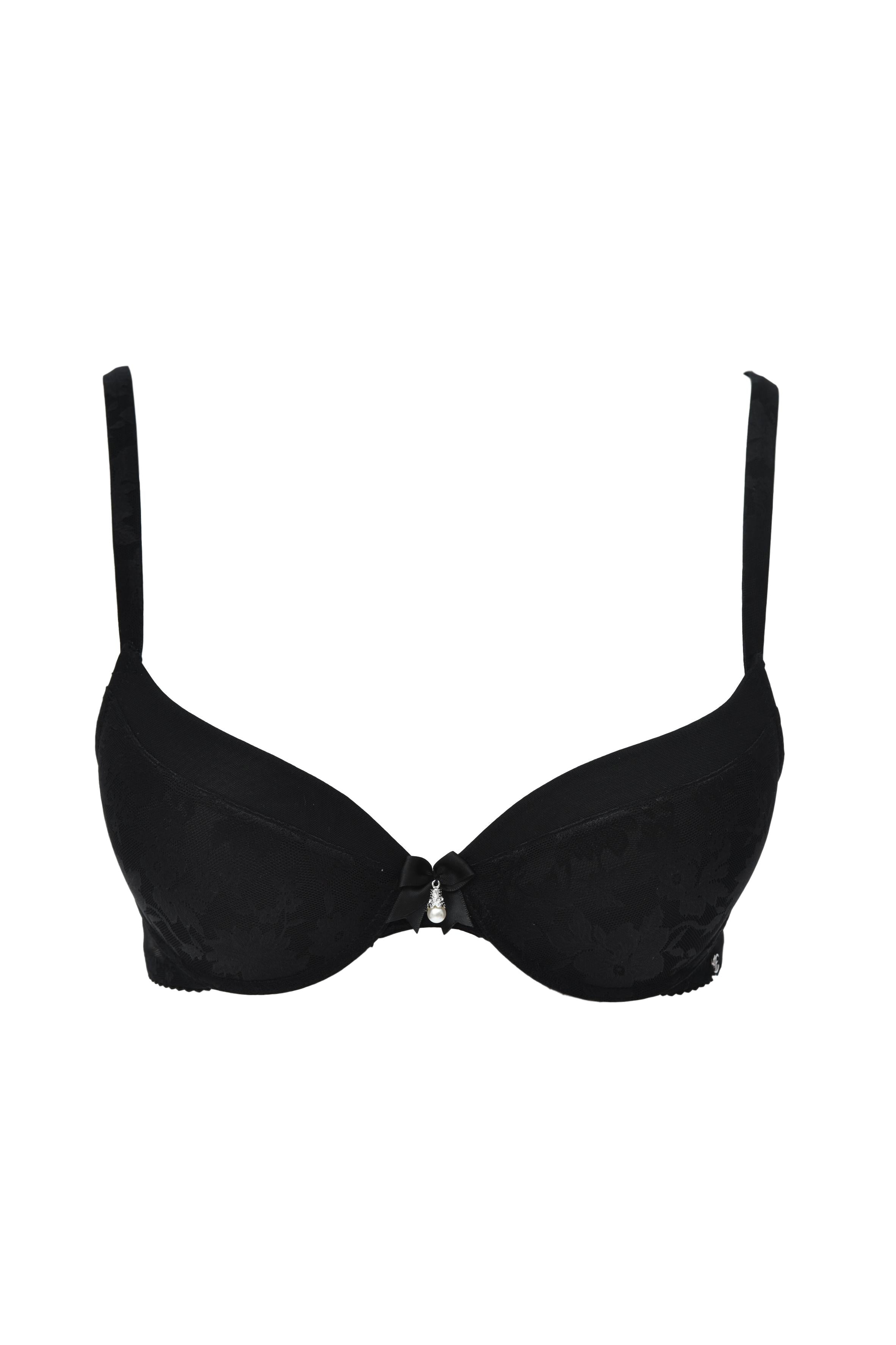 Turquoise Atalanta haute couture lingerie bra with graduated cups, designed for B and C cup sizes, in elegant fabric.