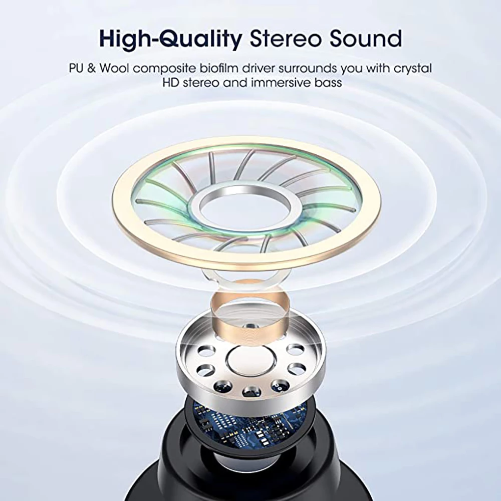 Teal Simba LED display wireless earbuds TWS Bluetooth 5.0 earphones with charging case and sleek design.