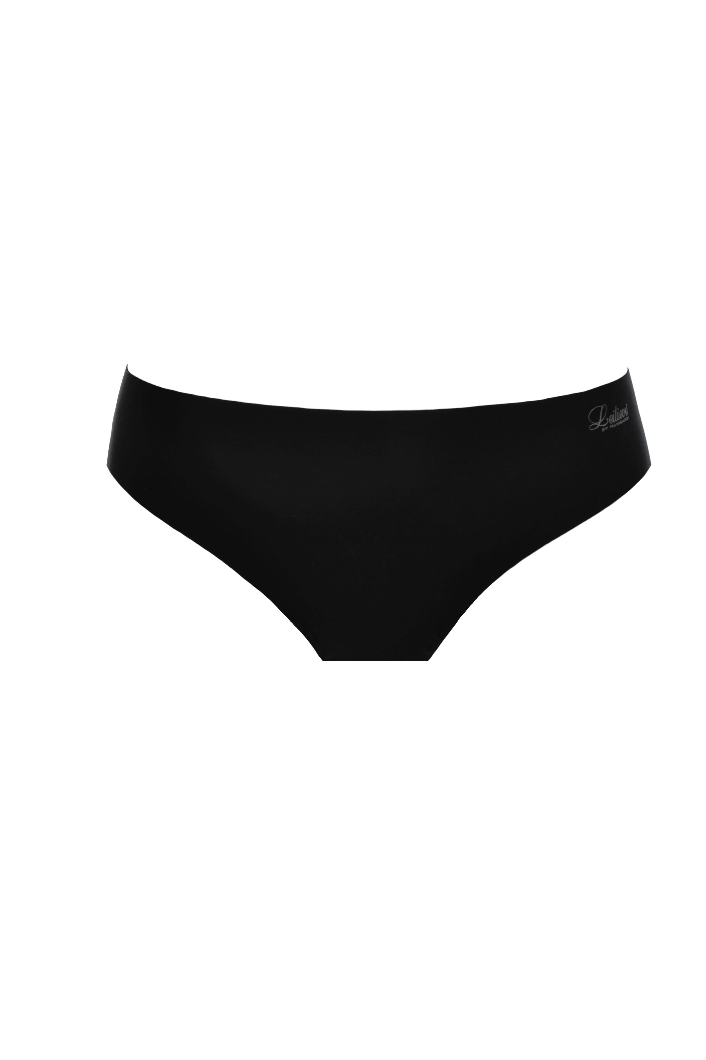 Turquoise Atalanta Invisible Line Brazilian lingerie with laser cut and lace detailing, seamless and delicate underwear for women.