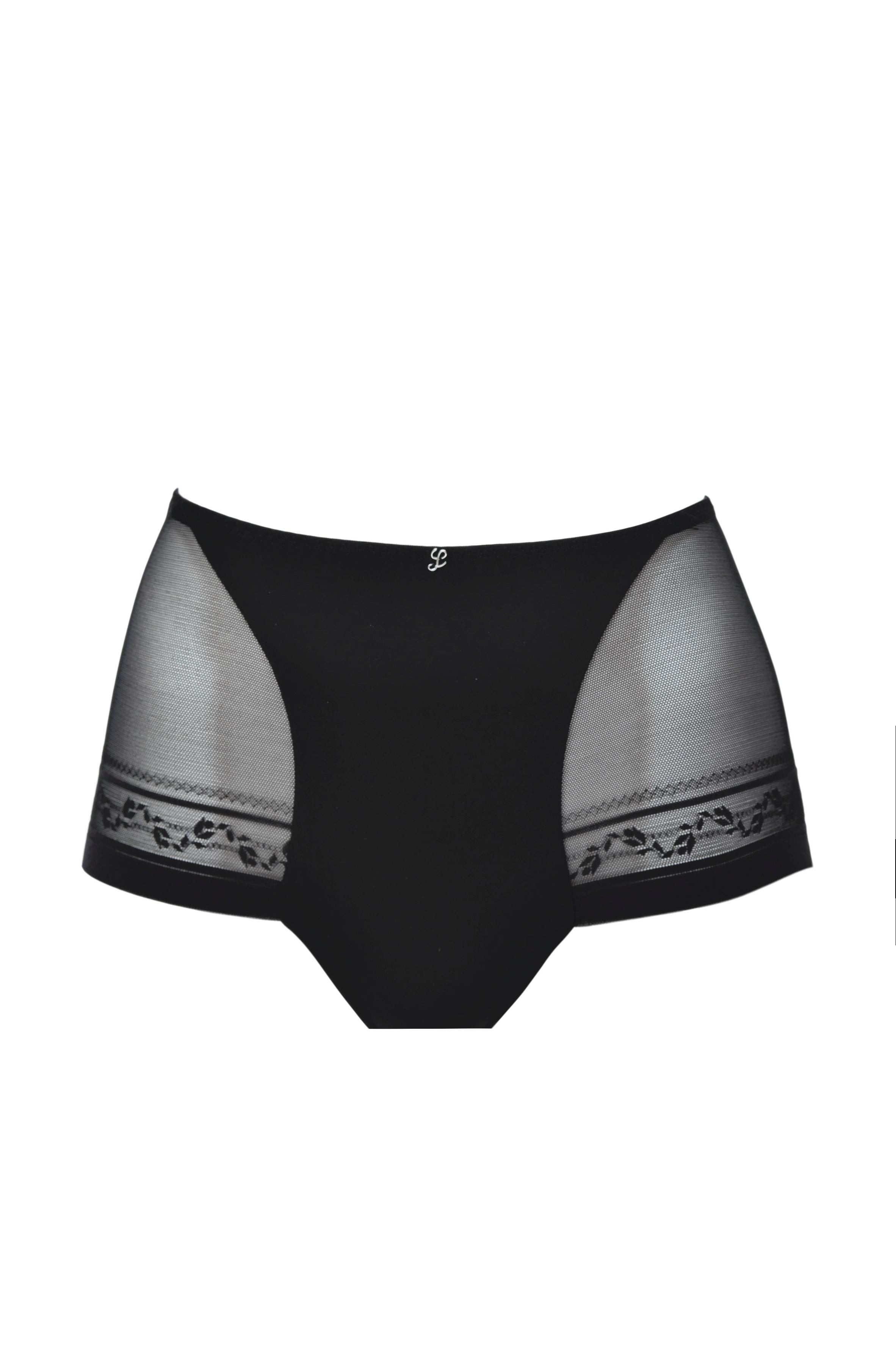 Turquoise Atalanta Evolution Line Culotte lingerie in soft fabric with lace trim, beige color, and comfortable fit.