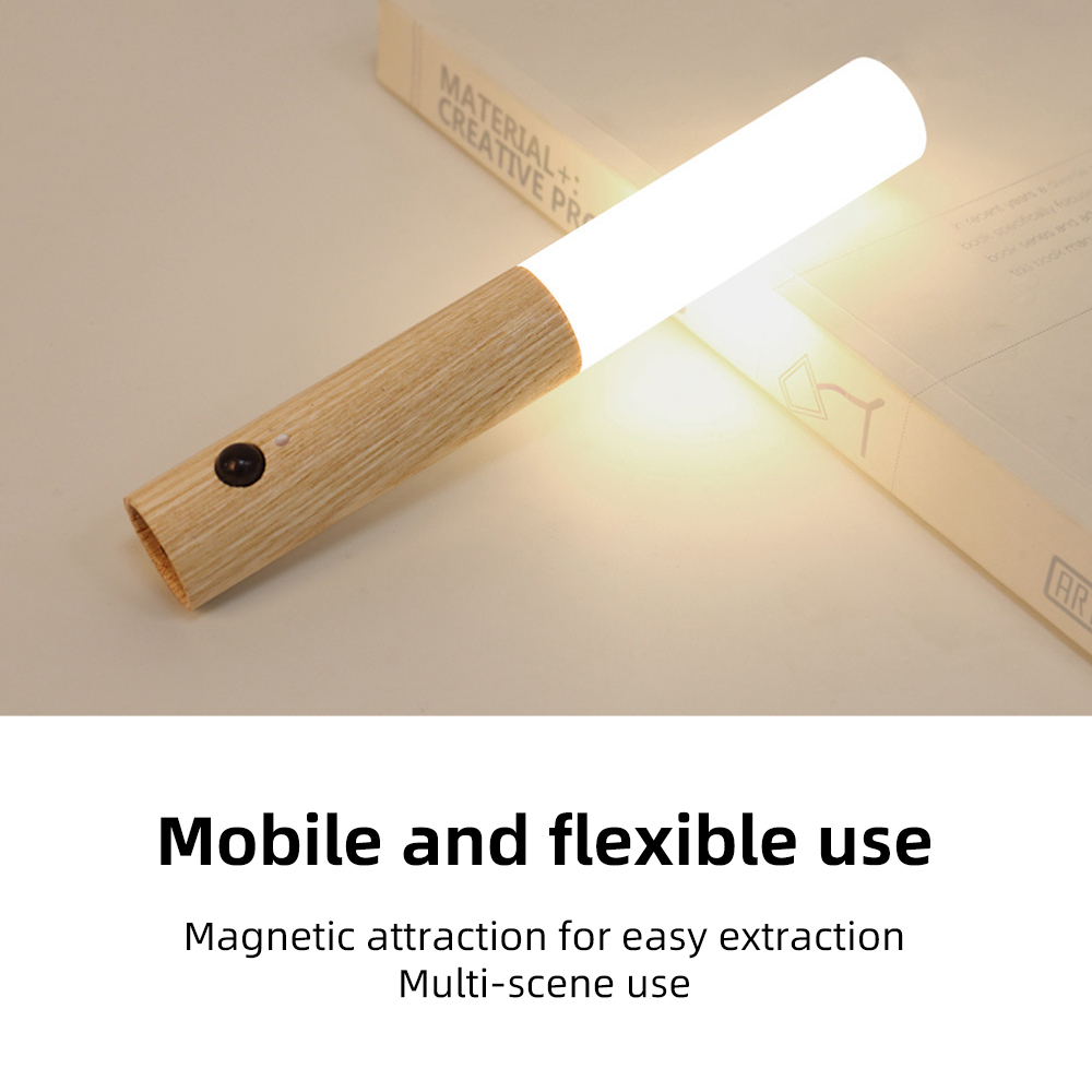 Lilac Milo portable wireless lamp with motion sensor, auto on/off tech accessory, compact design, ideal for modern home lighting.