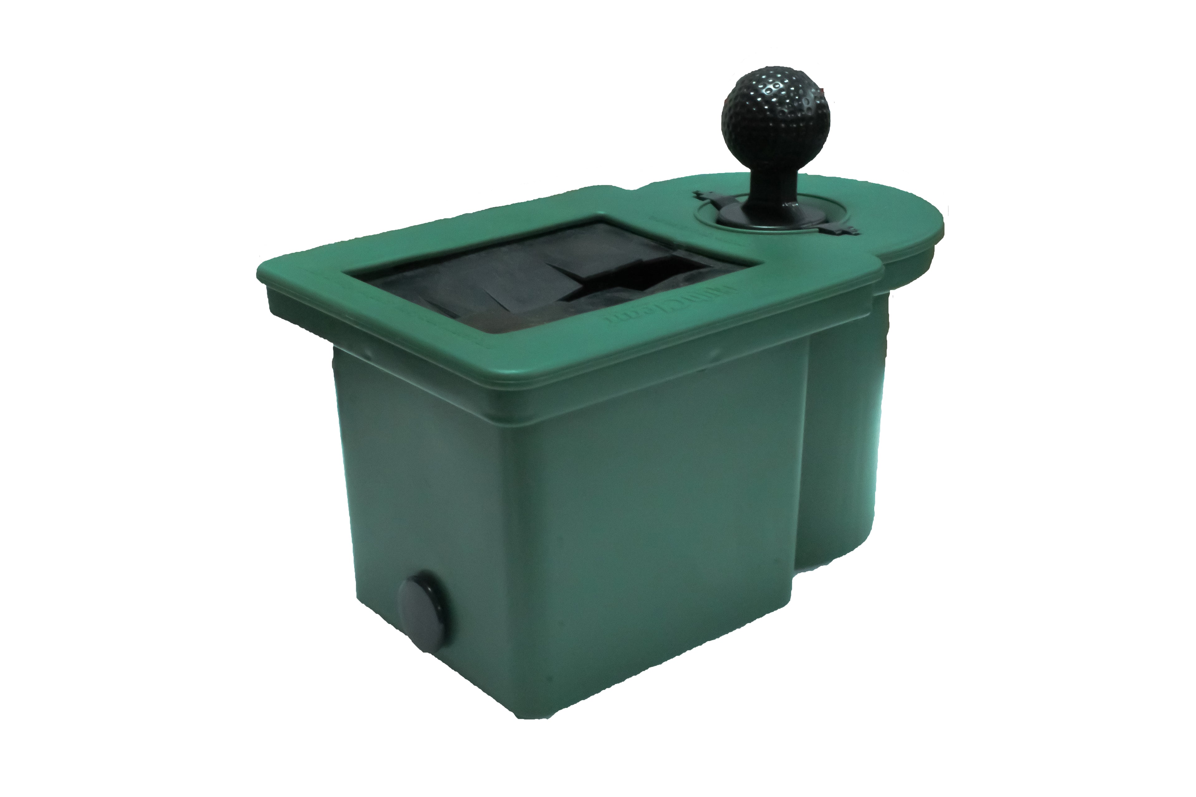 Emerald Coco Club and Ball Cleaning Unit for golf equipment, showing the compact cleaning device and accessories.