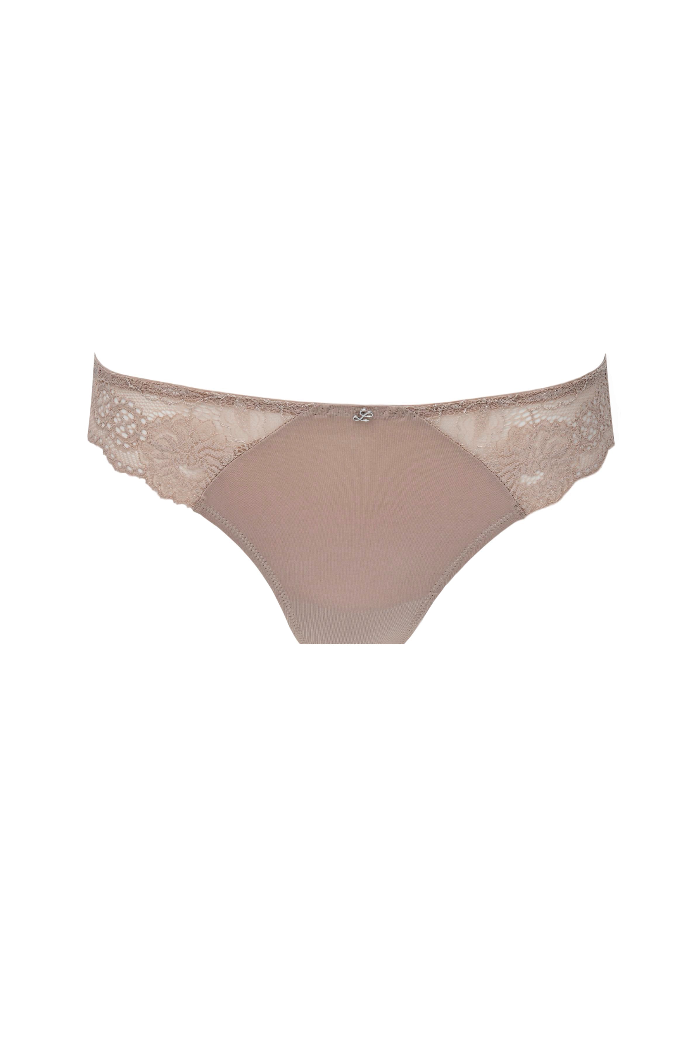 Turquoise Atalanta Feel Good Line string lingerie with delicate lace detailing and adjustable side ties.