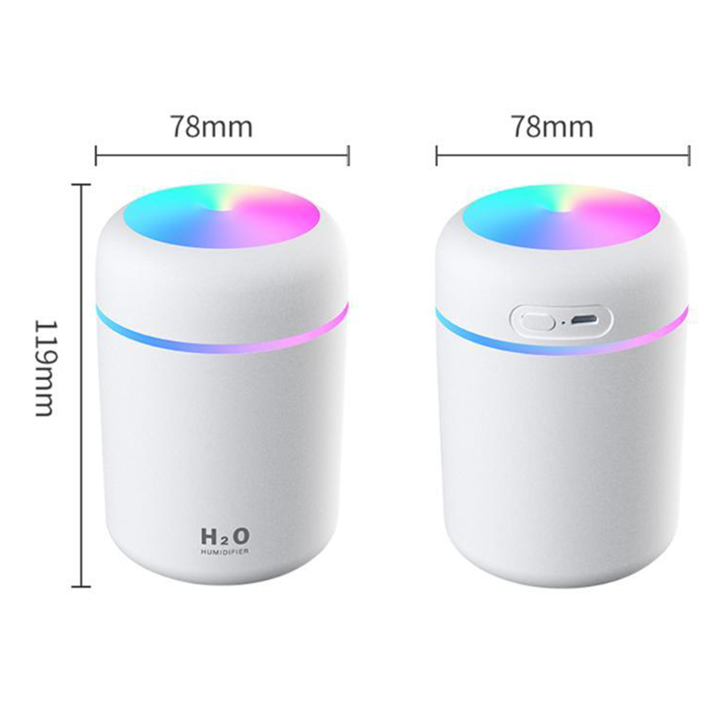 Teal Simba portable air humidifier and essential oil diffuser for car and home, compact device with mist outlet and control buttons.