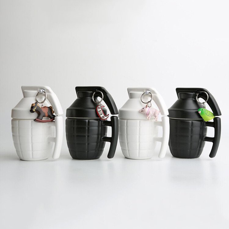 Fuchsia Molly Grenades Cup for home and garden, featuring a decorative ceramic design perfect for indoor or outdoor use.