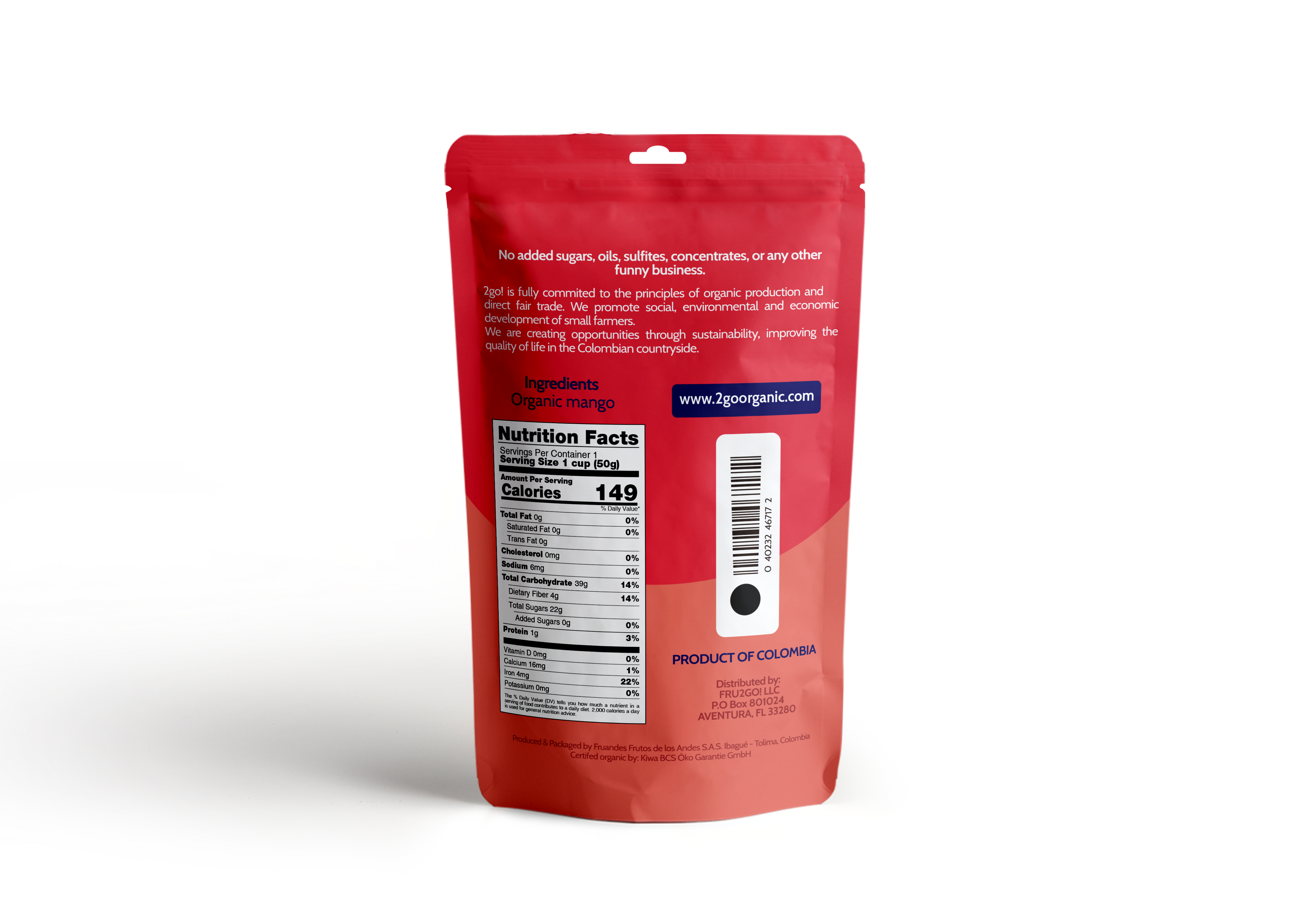 Maroon Hades 2GO! Organic Dried Fruit Variety Pack featuring assorted dried fruits in resealable bags for healthy snacking.