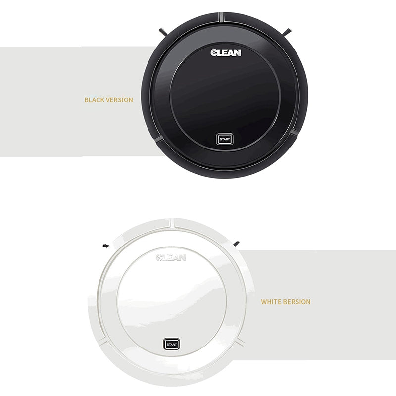Teal Simba automatic sweeping robot vacuum cleaner navigating hardwood floor in a home setting.