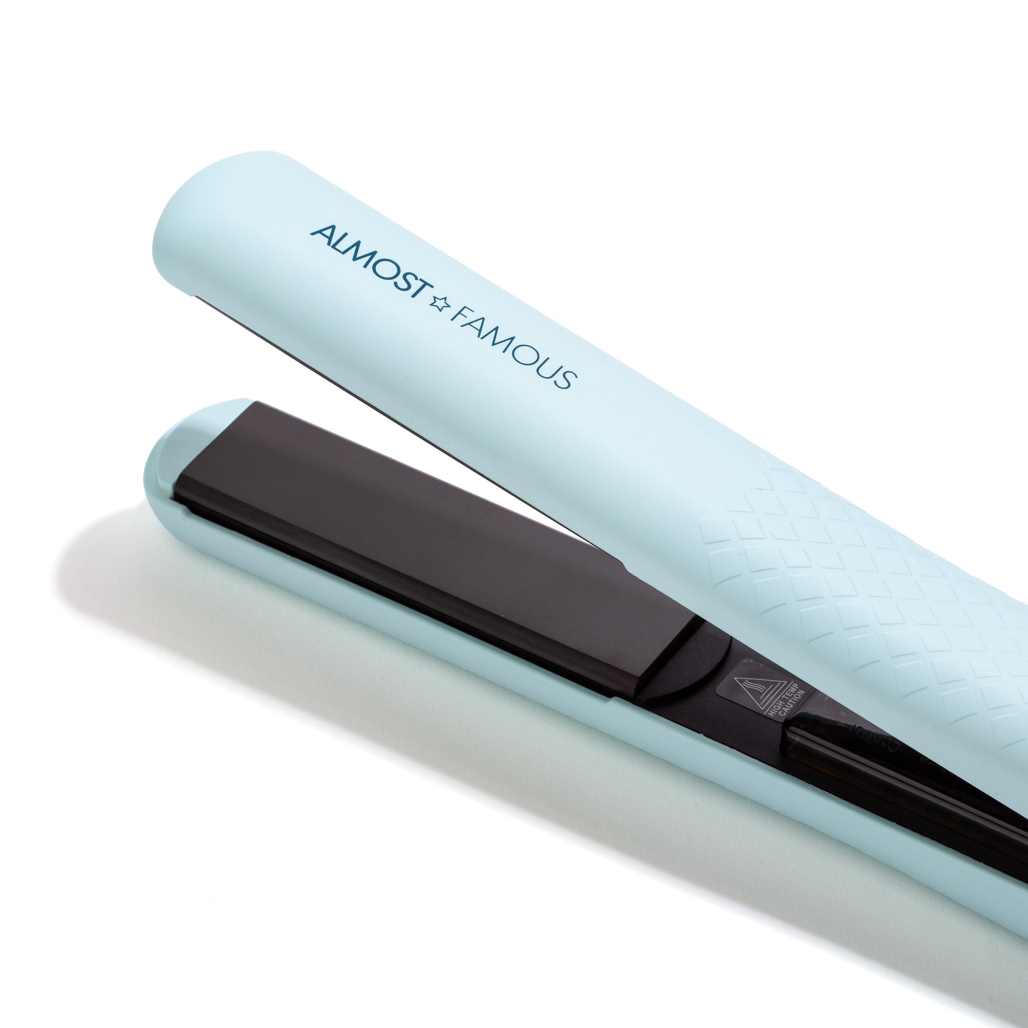 Sky Blue Thrace Endless Summer Pastels FlatIron for hair, showing the sleek pink and pastel-colored styling tool on a white background.