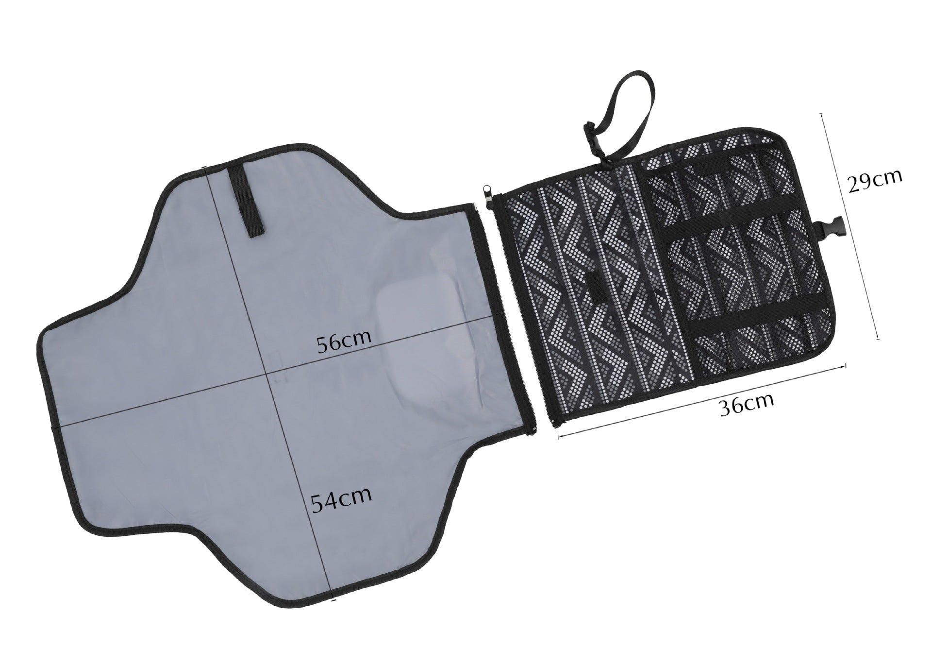 Foldable waterproof changing pad for babies by Teal Simba, soft diaper cover mat suitable for newborns and infants.