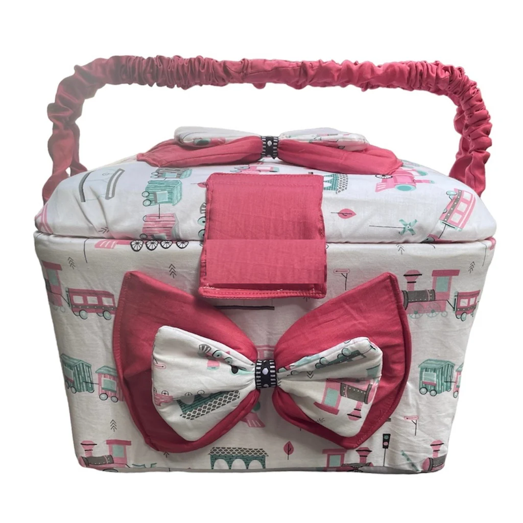 Sky Hypnos baby storage basket for kids and babies, soft fabric basket with handles for organizing nursery essentials.