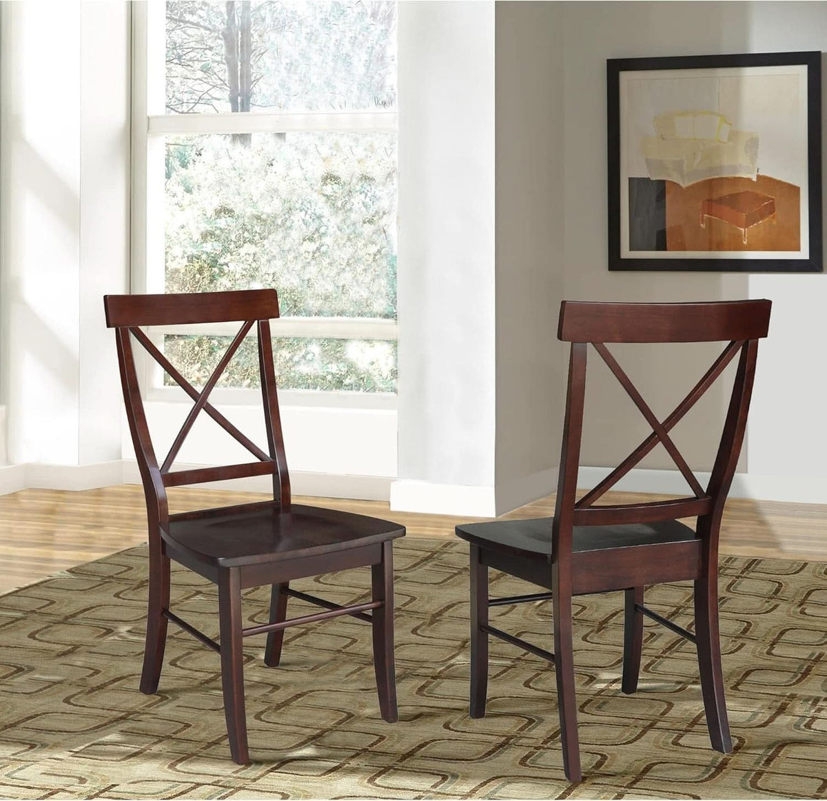 X-Back Dining Chair with Solid Wood Seat – Dining, Event & Hospitality Style