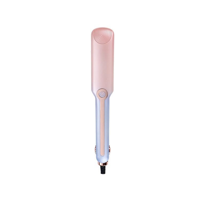 Pear Daisy professional steam hair straightener with ceramic tourmaline ionic plates, ideal for sleek, smooth hairstyles.