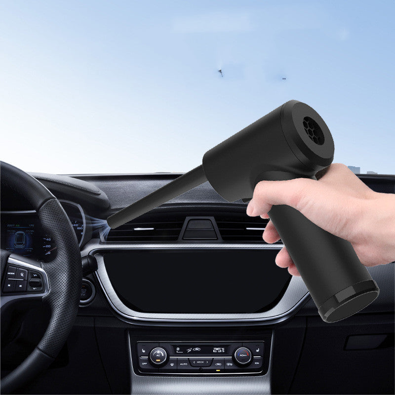 Maroon Asteria portable electric wireless dust blower for car and home cleaning, compact and handheld automotive tool