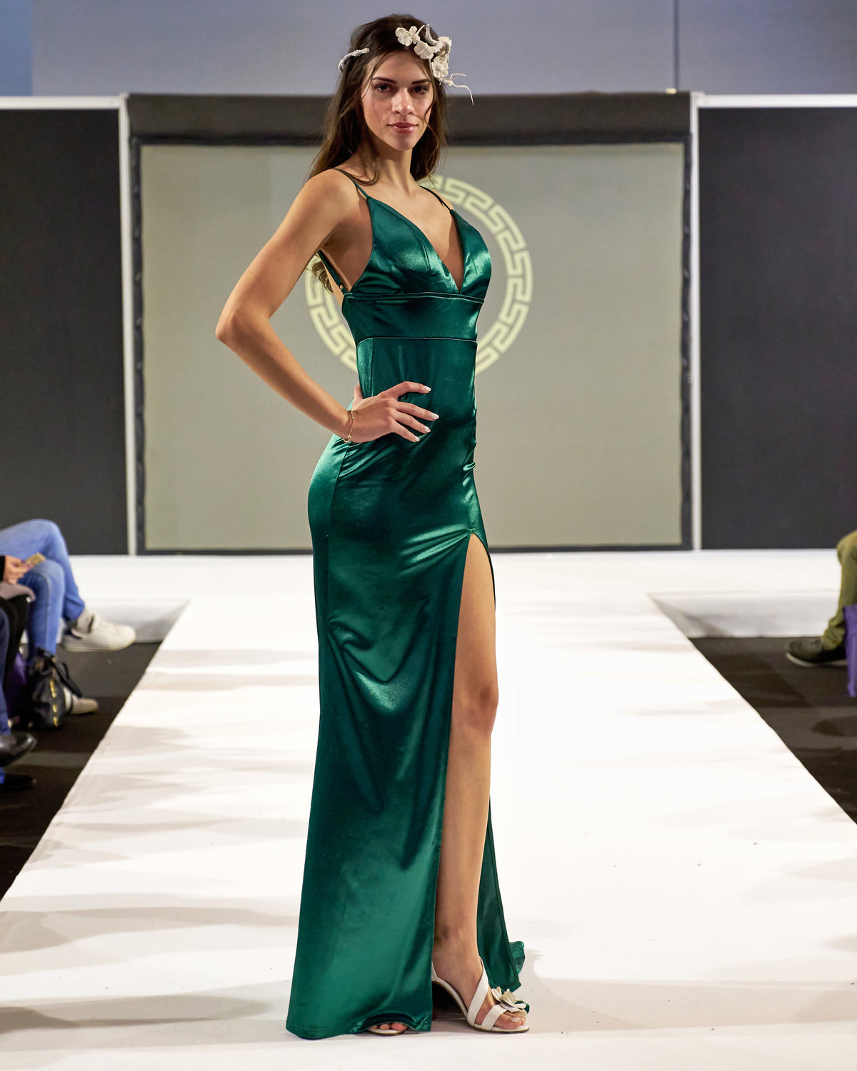 Adelle Mermaid Emerald Dress evening dresses