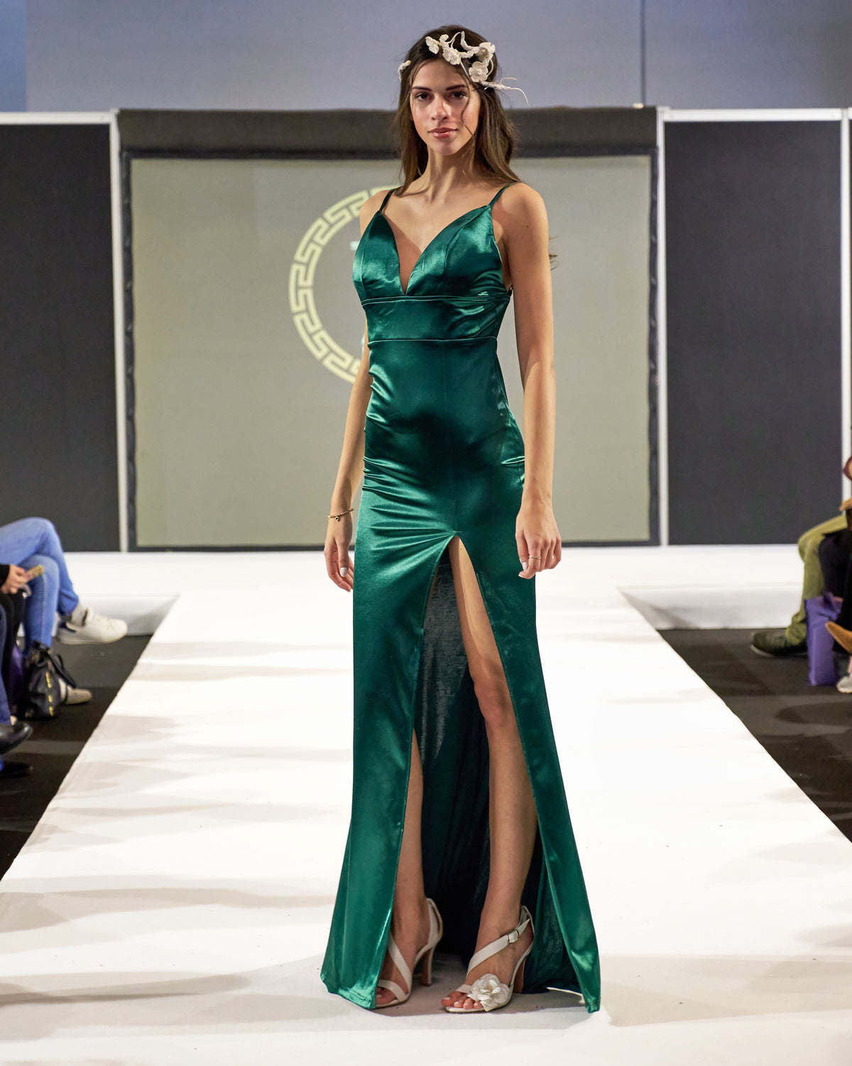 Adelle Mermaid Emerald Dress evening dresses