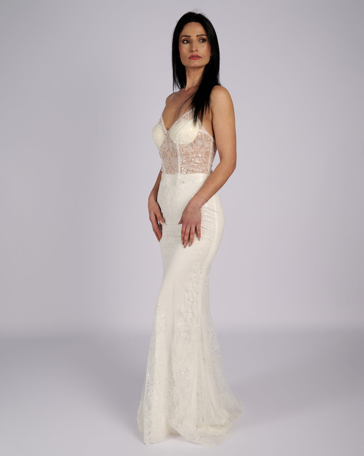 Chelsea Mermaid Spaghetti Straps Bridal Dress Chelsea Mermaid Spaghetti Straps Bridal Dresses