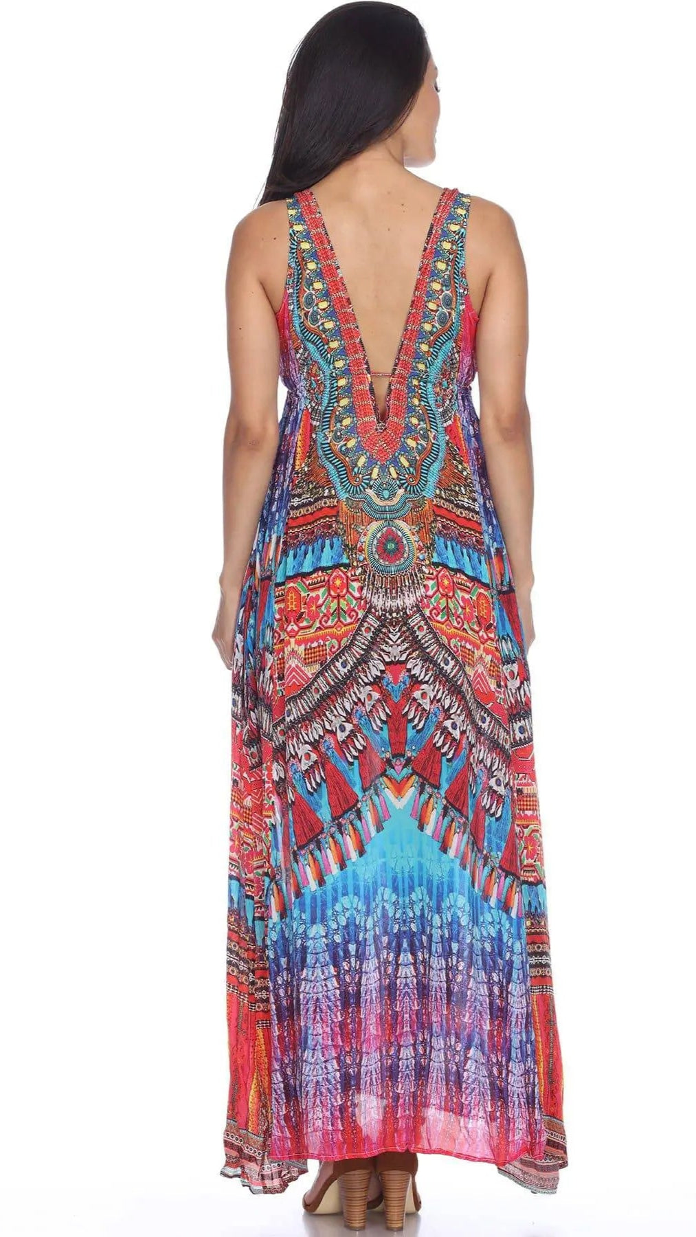 Resort Beach 2 Two Slit Party Maxi Long Dresses for Women - Sun Beach Club Dresses, Summer Wedding and Casual Evening