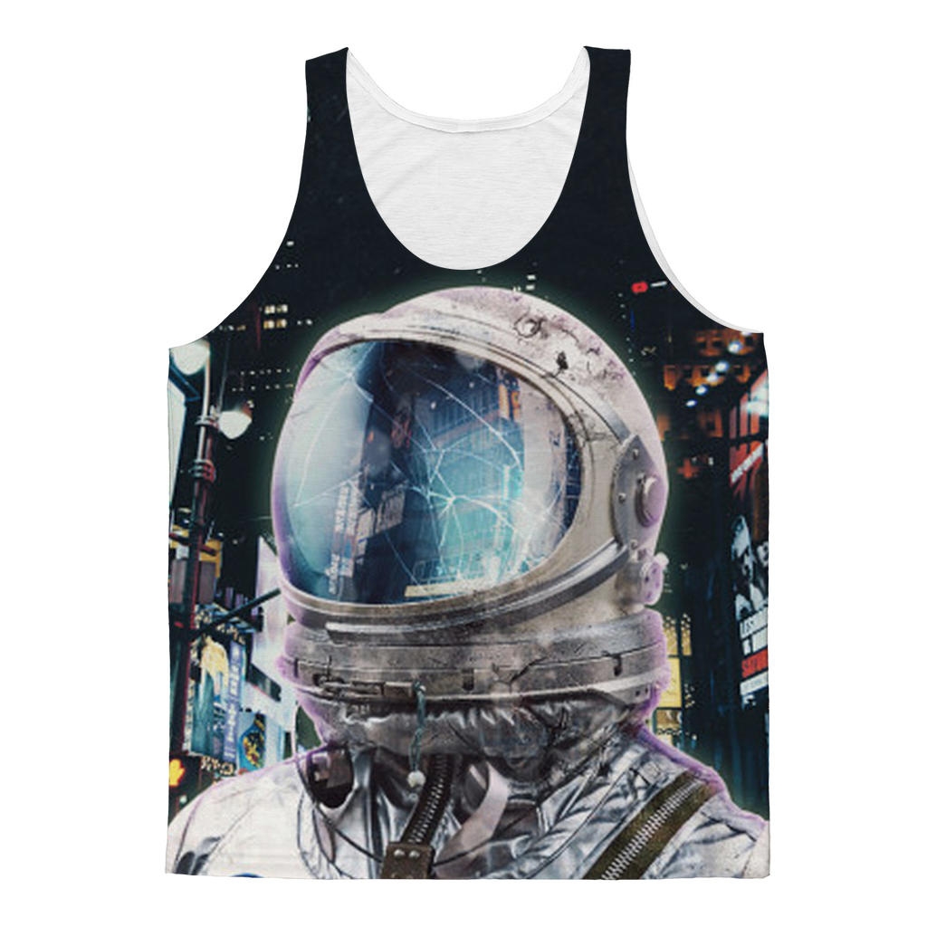Sky Felix Late Night Life Classic sublimation adult tank top with vibrant design, lightweight and comfortable for casual wear.
