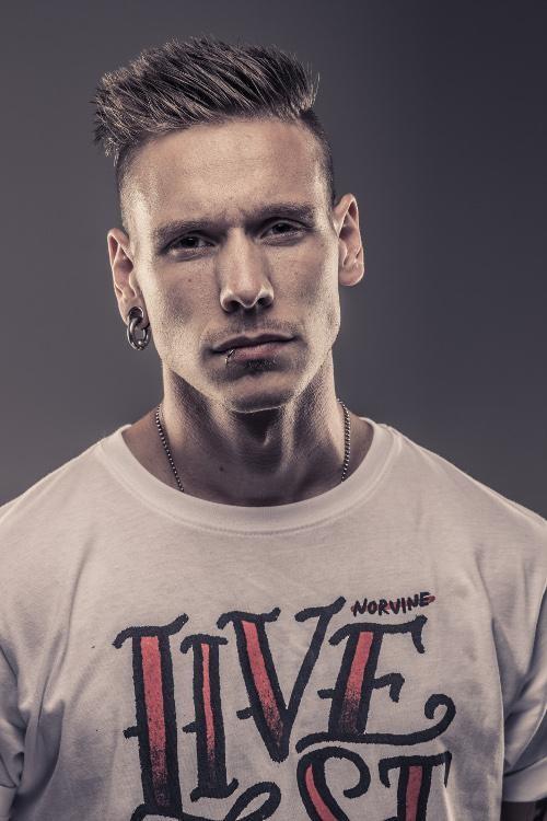 Callisto Live Fast T-shirt featuring bold graphic design, black fabric, and comfortable fit, perfect for casual wear.