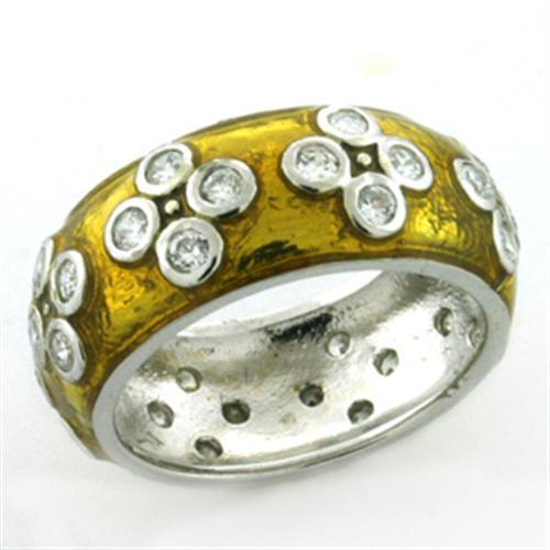 Sterling silver ring with rhodium finish from Turquoise Tiger, featuring a sleek, polished band and modern design.