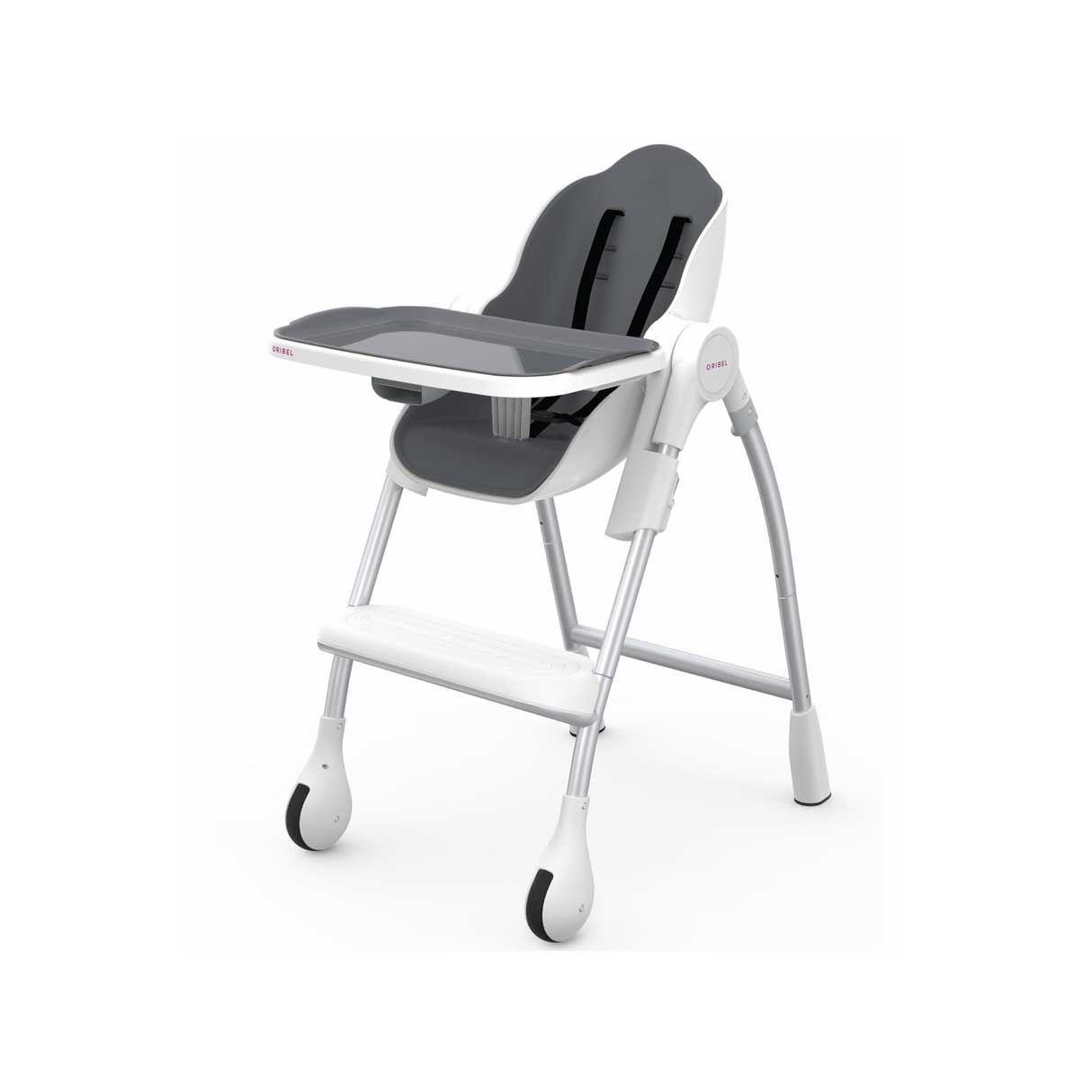 Ultramarine Dione Oribel Cocoon baby high chair for infants and toddlers, with a colorful, ergonomic design and safety features.