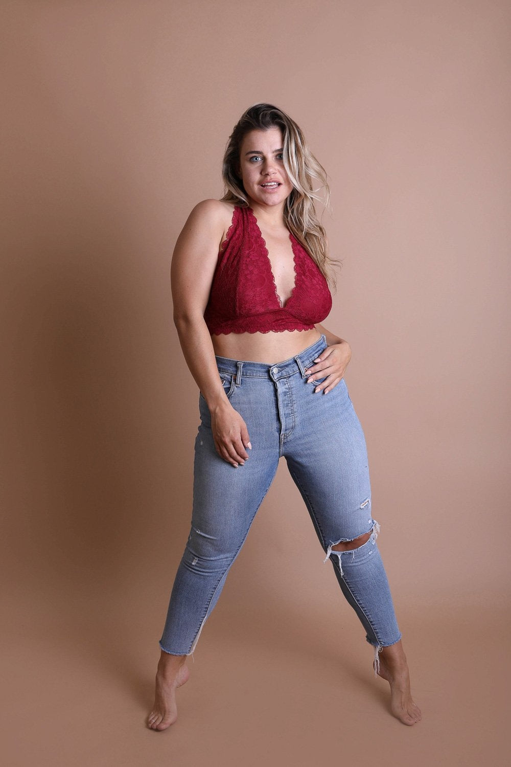 Plus halter top bralette from Periwinkle Aether&