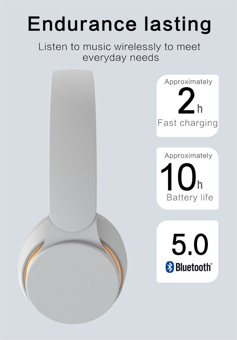 Yellow Pandora Dragon wireless Bluetooth 5.0 gaming headset with TF card slot, designed for mobile and laptop gaming.