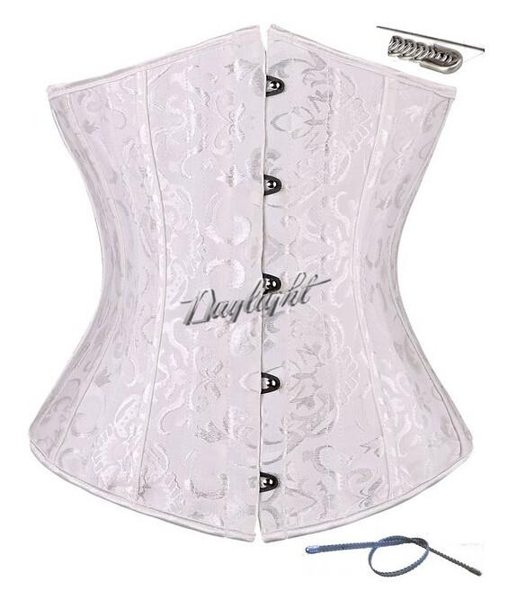 Jade steel bone waist cincher corset for women, body shaper with steel boning for waist training and shaping.