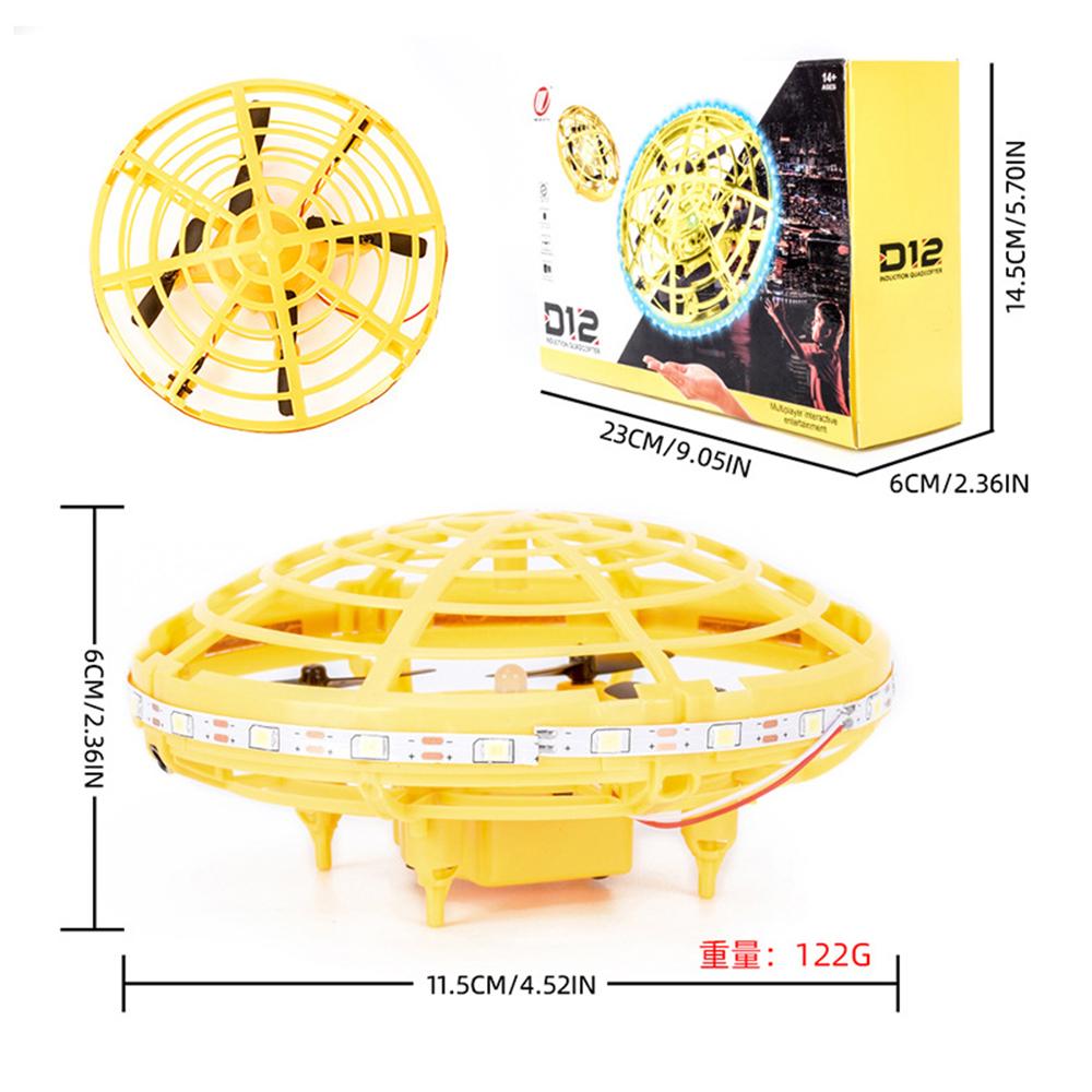Jade flying mini drone helicopter with infrared induction, toy UFO RC drone showing its sleek design and remote control features