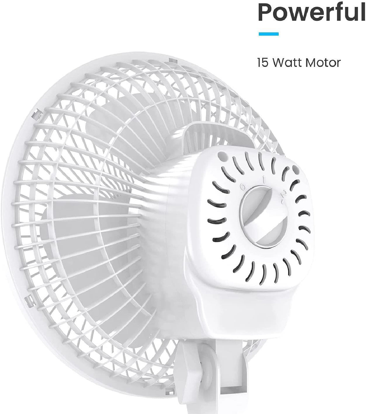 Senelux 6" Clip On Desk Fan- Home Cooling from a Portable, Cool Clip Fan; Clip on Desk Fan
