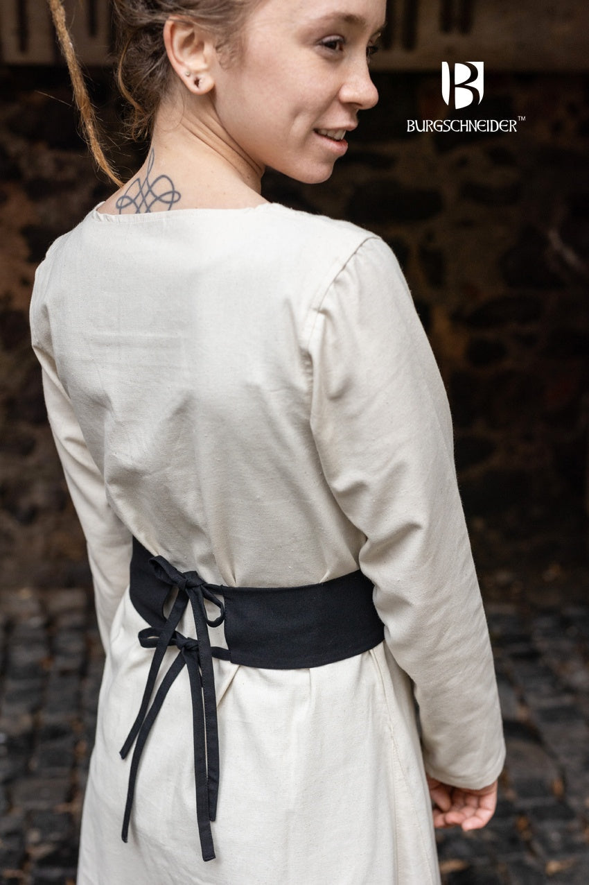 Black Sieglinde belt by Azure Briseis, featuring intricate design, ideal for festivals and party outfits.