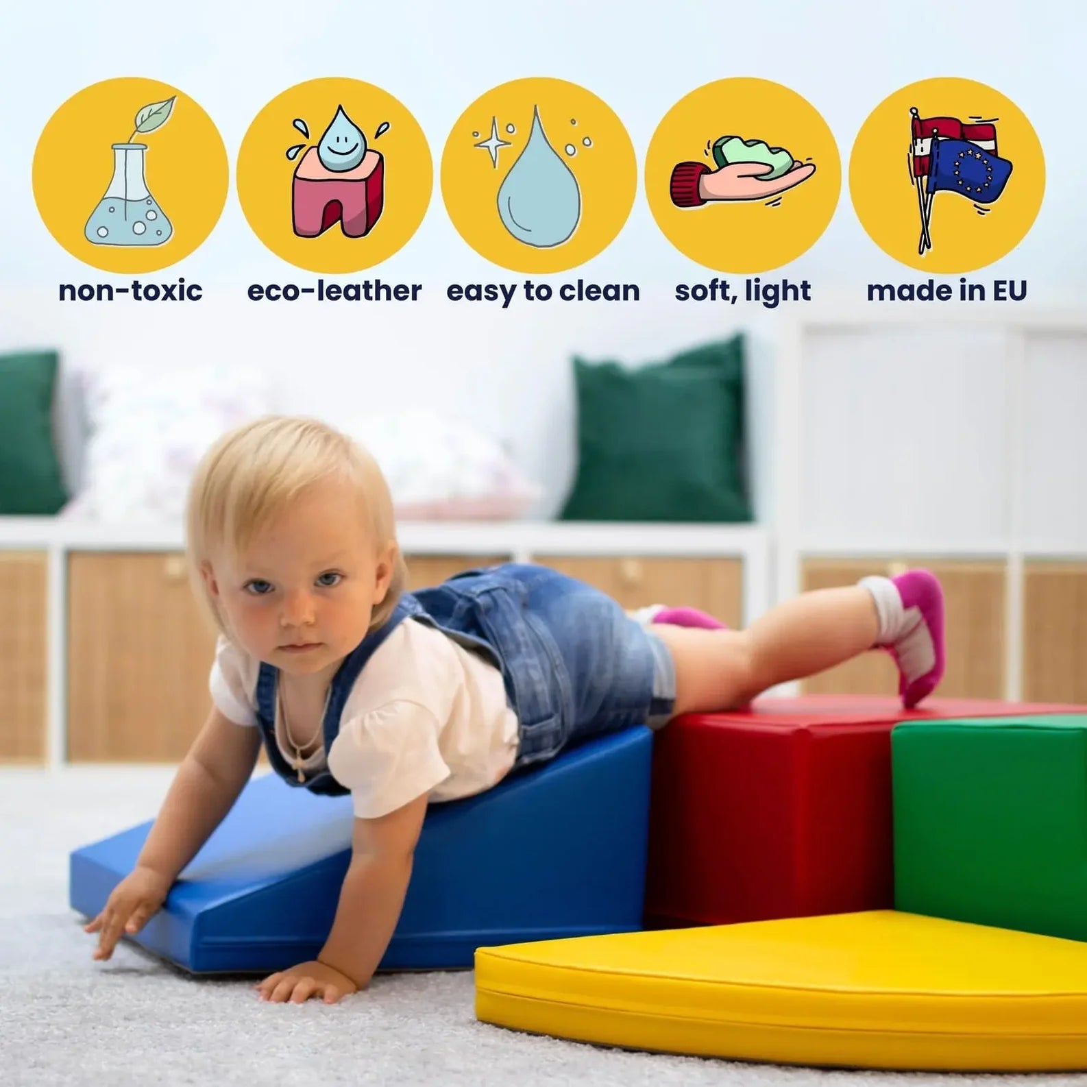 Soft yellow banana-shaped furniture piece by Blush Apricot, designed for playful, modern interior decor.