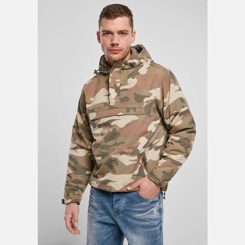 Callisto Essential Windbreaker jacket with lightweight, water-resistant fabric and adjustable hood, suitable for outdoor activities.