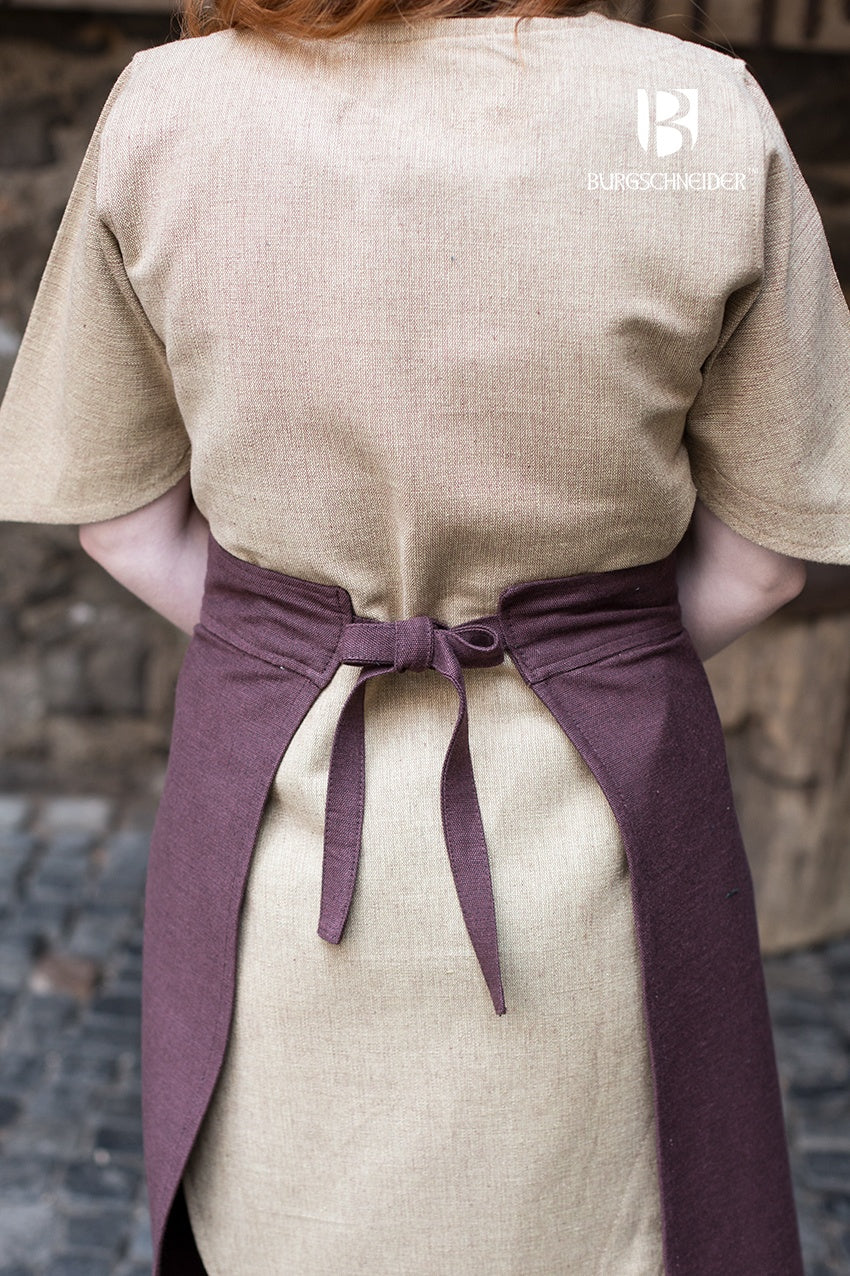 Brown Tharya skirt by Azure Briseis, suitable for festivals and parties, shown in a stylish, flowing fabric.