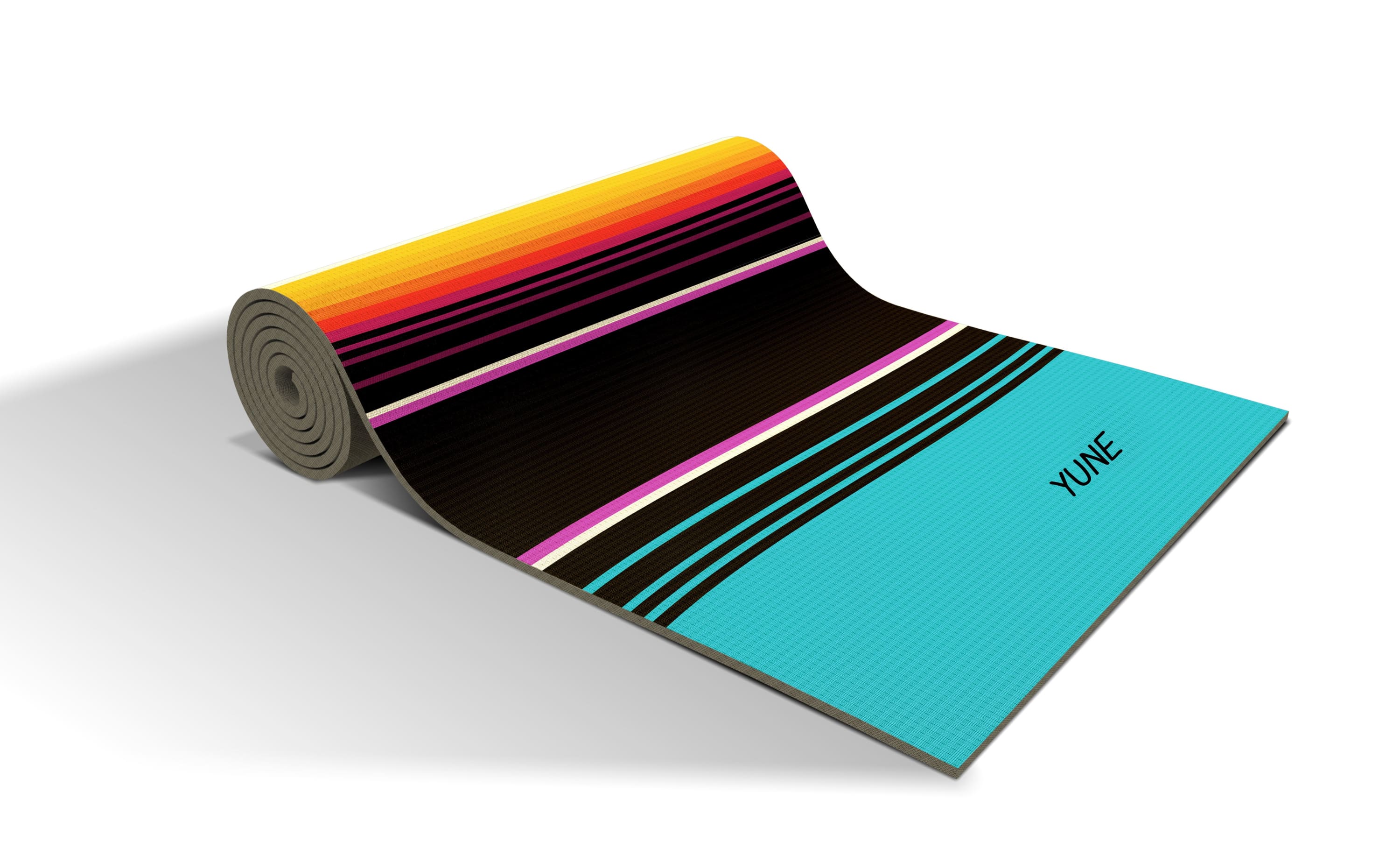 Rose Sooty Horatio Yoga Mat with premium grip, cushioned support, and classic style for exercise and fitness practice.