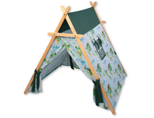 Red Oceanus XL play tent and play mat set featuring a colorful world map design for kids&