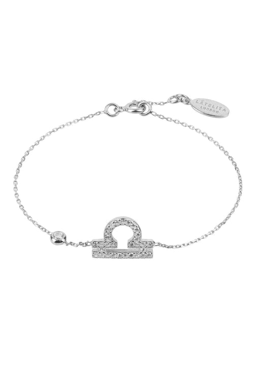 Gold Misty Zodiac Libra bracelet featuring star sign charm, stylish accessories for astrology enthusiasts.