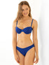 Navy blue half cup bra set for women by Harlequin Icarus featuring a supportive design and matching lingerie.