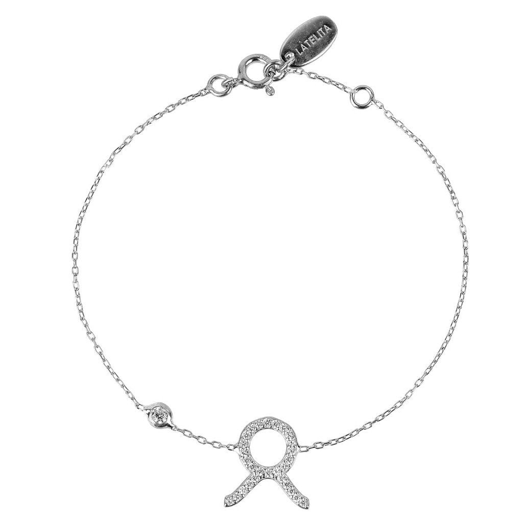 Gold Misty Taurus zodiac horoscope star sign bracelet with elegant design, featuring Taurus symbol and celestial details.