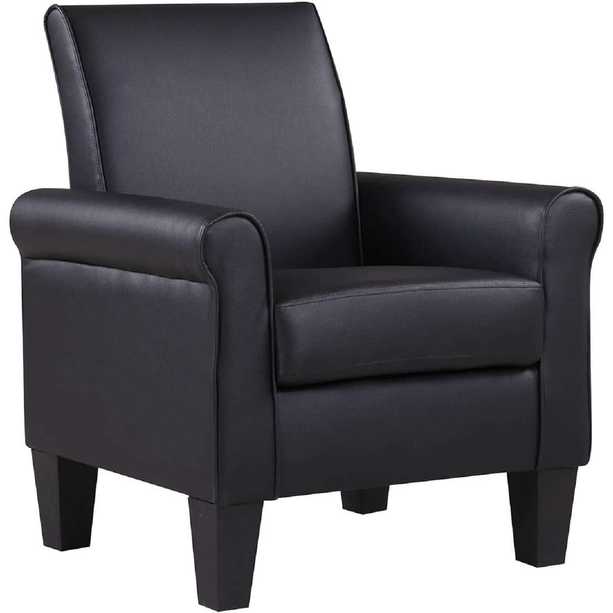 Black Accent Chair Modern Design For Living Room Furniture