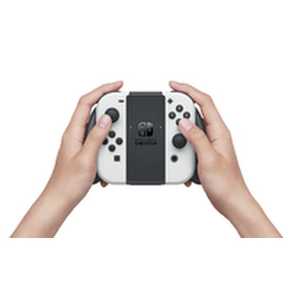 Nintendo Switch console in white with Joy-Con controllers, branded Bigbuy, shown from front view.