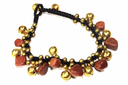Silver Hestia sparkling gold-tone nymph bracelet with intricate detailing, showcasing a delicate and elegant jewelry design.