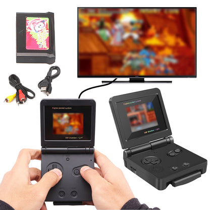 Teal Simba 8 Bits PVP Station portable video game console with colorful buttons and screen for handheld gaming.