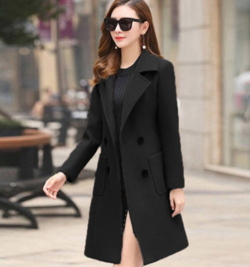 Carmine Juneberry Vintessa™ tweed windbreaker for women, stylish jacket with tailored fit and classic tweed pattern.
