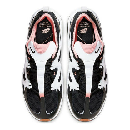 Women’s Nike Air Max Graviton sports trainers in black and white, designed for athletic performance and casual wear.