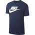 Men’s Nike NSW Icon Futua short sleeve T-shirt in black, featuring Nike logo and sporty design, perfect for casual or athletic wear.