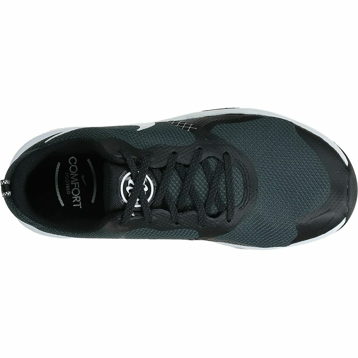 Black Nike City Rep TR sports trainers for women with breathable mesh and supportive sole, stylish athletic footwear.