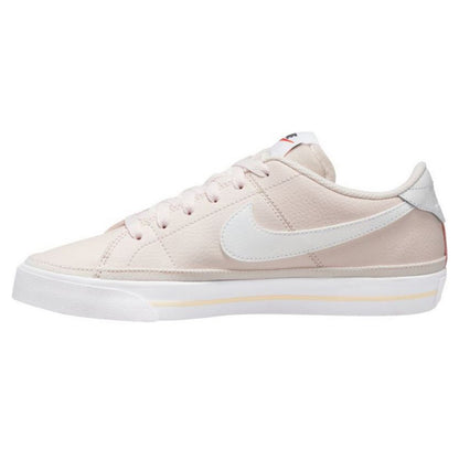 Nike Court Legacy W trainers, stylish white athletic shoes with Nike branding, designed for comfort and casual wear.